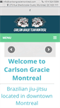 Mobile Screenshot of carlsongraciemontreal.com